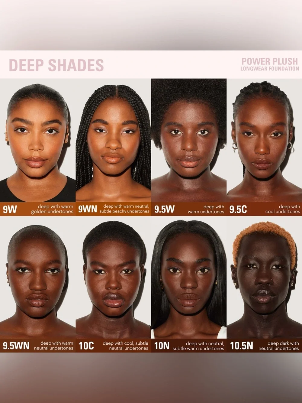 Kylie Cosmetics Power Plush Longwear Foundation - Deep Shade, 10N